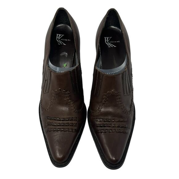 White Mountain RODEO Womens Western Ankle Bootie Pointed Toe Dress Shoe Cowgirl - Picture 2 of 10